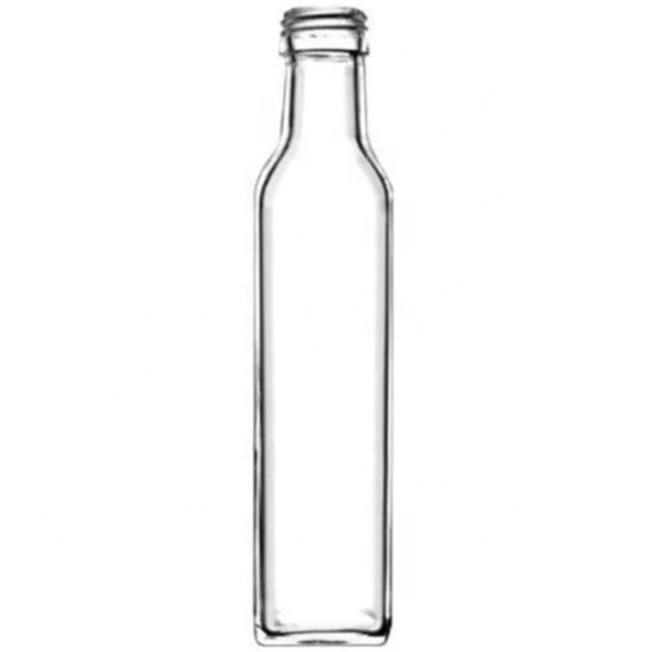 100ml 250ml 500ml 750ml 1L Clear Square Olive Oil Glass Bottle