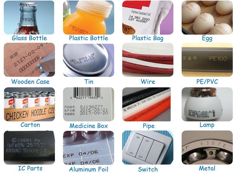 Cable Wood Food Package Water Bottle CO2 Laser Marking Machine