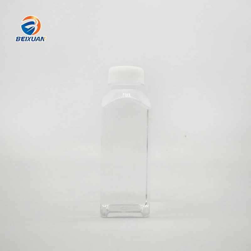 400ml Drinking Juice Beverage Empty Square Plastic Bottles with Lid