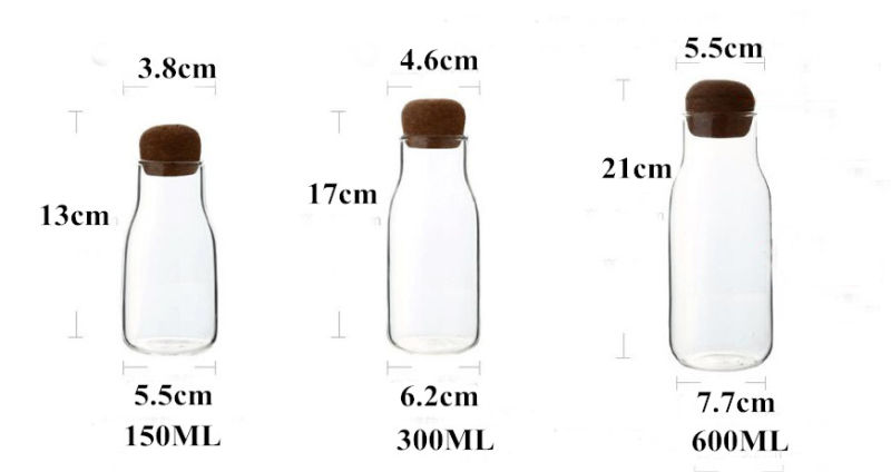 Airtight Glass Coffee Jar Glass Coffee Sugar Tea Jar Coffee Bottle Jar