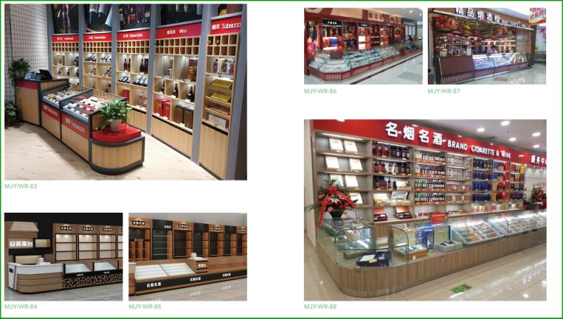 Wooden Pickles Display Shelving for Supermarket