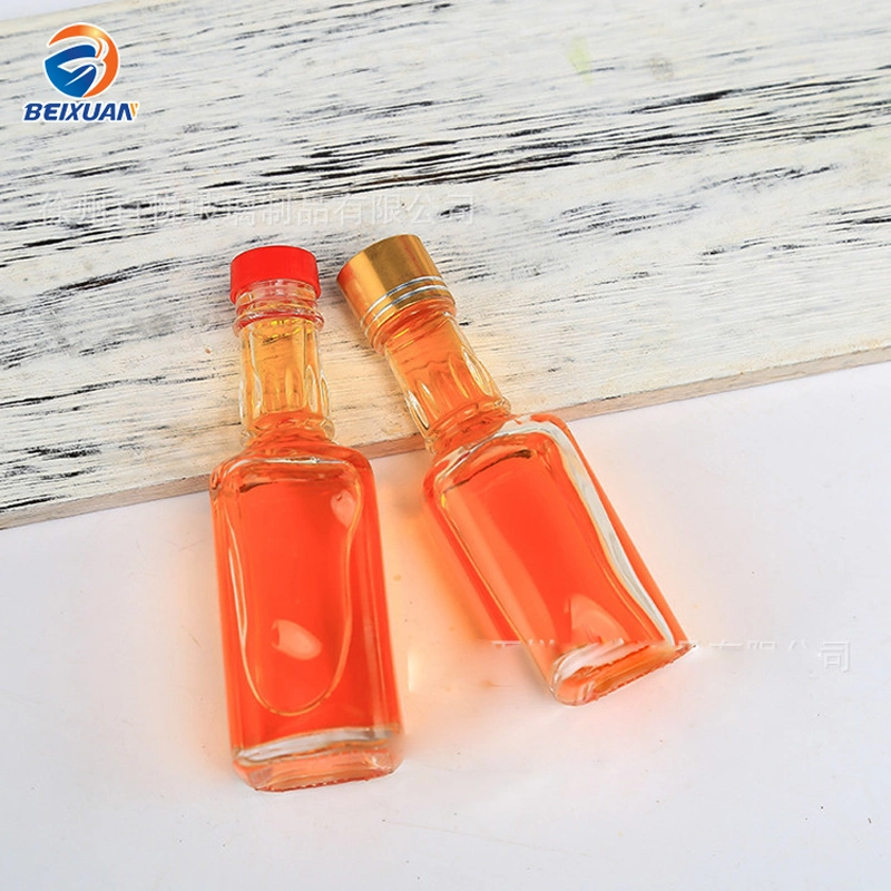 Hot Sale Mini Wine Glass Bottles 20ml Matrass Transparent Round Wine Separate Glass Bottles