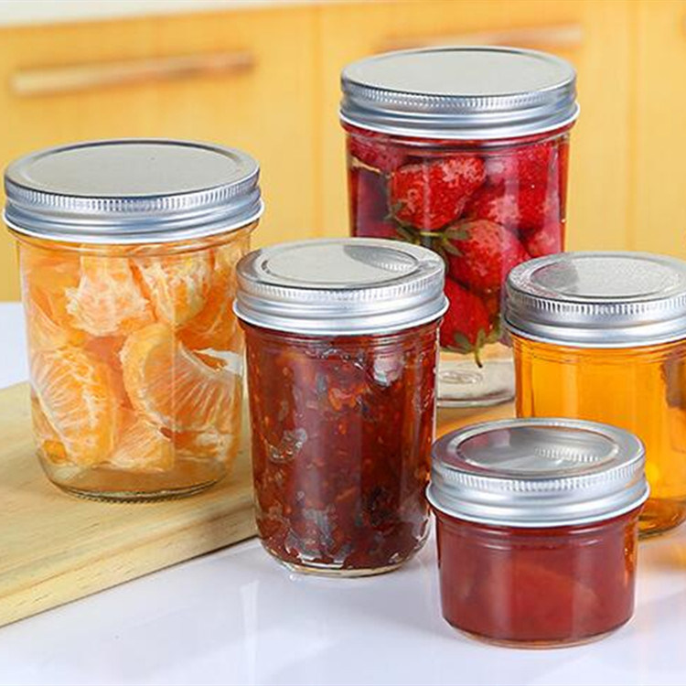 125ml Round Bottom Caviar Jam Honey Glass Jar