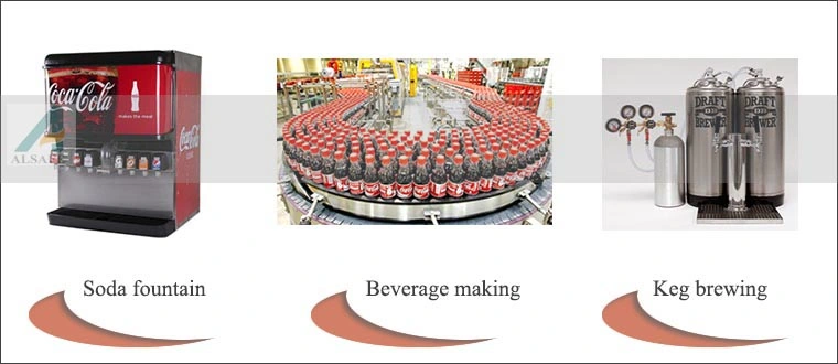 Wholesale Beverage CO2 Bottles for Dispensing Machine