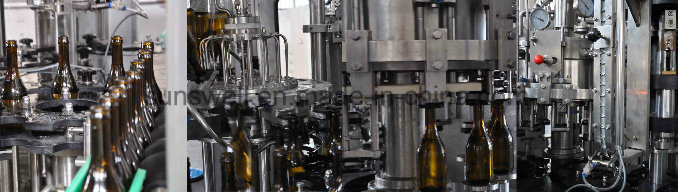 Low Ppb Beer Filling Machine Glass Bottled Package