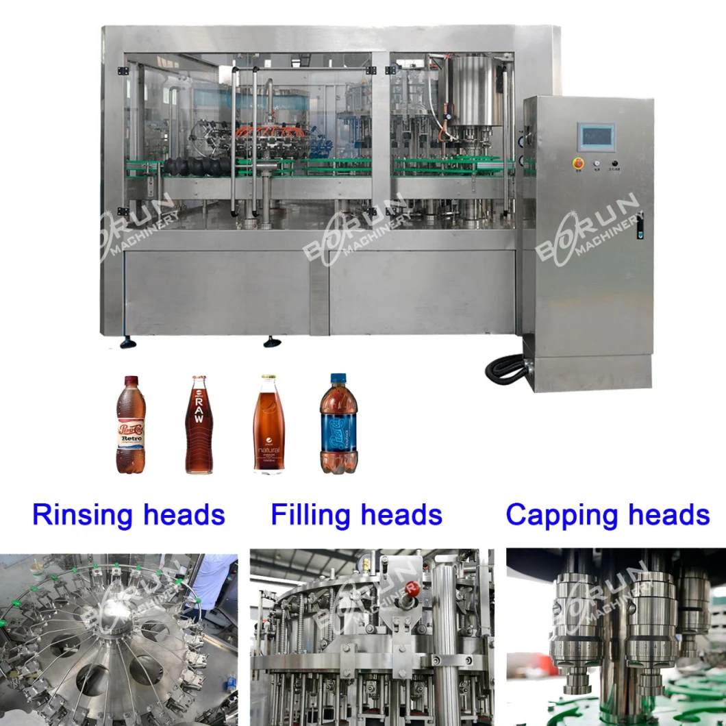 Fully Automatic Carbonated Drinks Bottling Machine for Pet Bottles