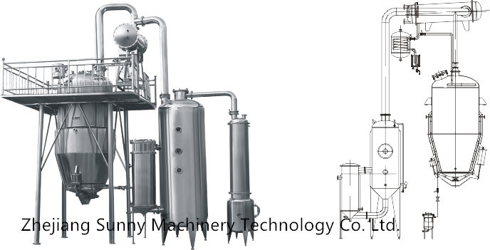 Traditional Chinese Medicine Extraction Concentration Equipment for Herbal Extracts