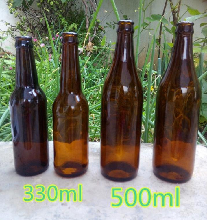 330ml Amber Cheap Glass Beer Bottle Beverage Bottle Wholesale