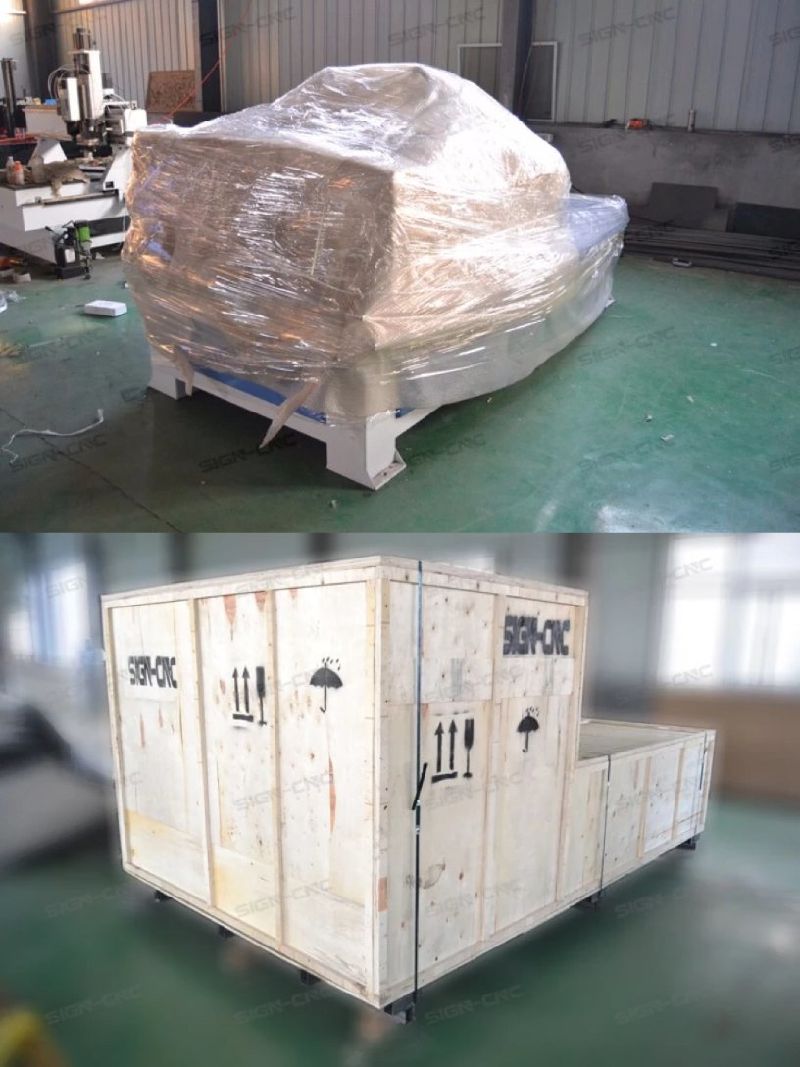 3D Sculpture CNC Router CNC Router with Rotary Spindle