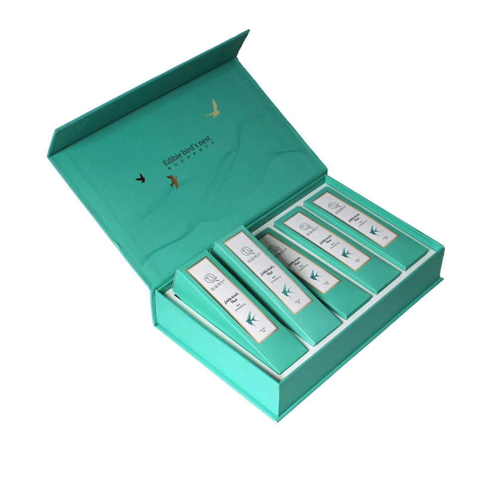 Luxury Custom Rigid Gift Packing Bird Nest Packaging Box with Cardboard Insert