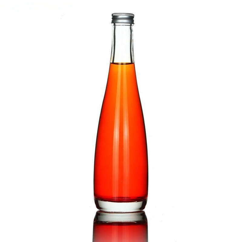 250ml 8oz Glass Bottle with Lid for Fruit Beverage Drink