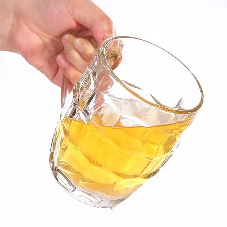 300ml 650ml Beer Glass Mugs Drinking Glass Cups with Handle for Water, Milk, Juice Beer Wholesale