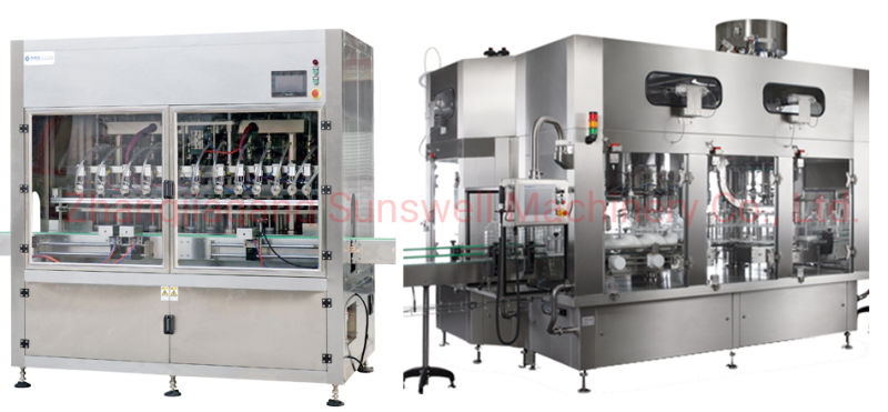 China Sunswell Automatic Linear Olive Oil Bottle Filling Machine Price