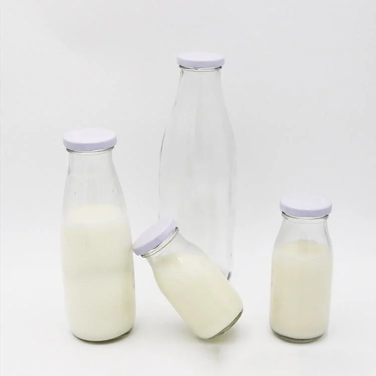 Wholesale Glass Milk Bottle 200ml Glass Bottle for Milk
