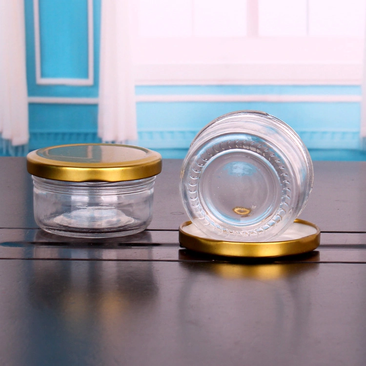 200ml Round Glass Jar Cheap Storage Glass Jar for Food with Big Wide Mouth