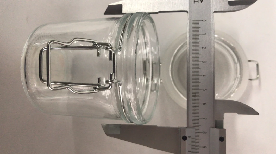 Straight-Sided Vessel Nostalgic Clamp Lid Glass Mason Jar