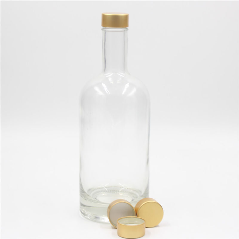 500ml 750ml 1000ml Empty Round Glass Bottles for Liquor /Vodka /Brandy /Whiskey / Wine