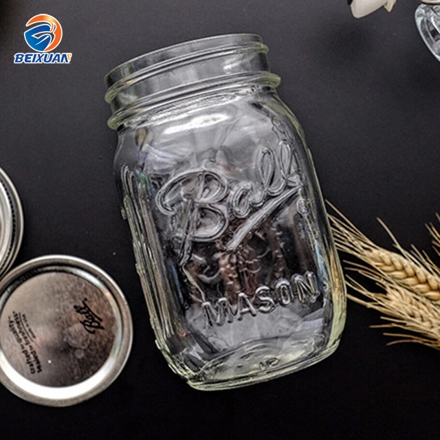 200ml Food Jam Ice Cream Beverage Glass Mason Jar Honey Jar with Screw Cap