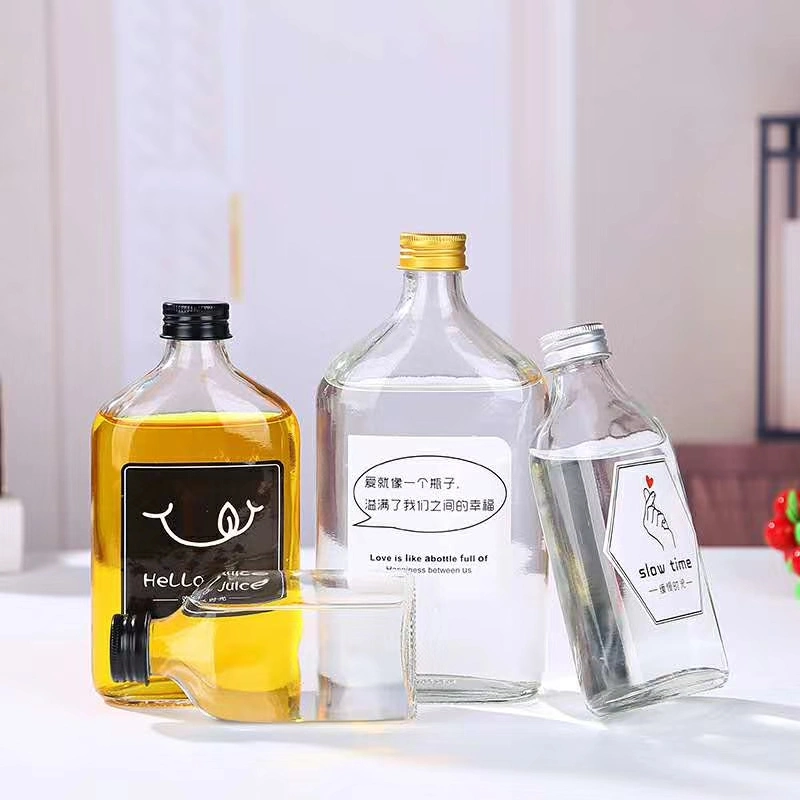 100ml/200ml/350ml/500ml Glass Juice Bottle/Beverage Bottle