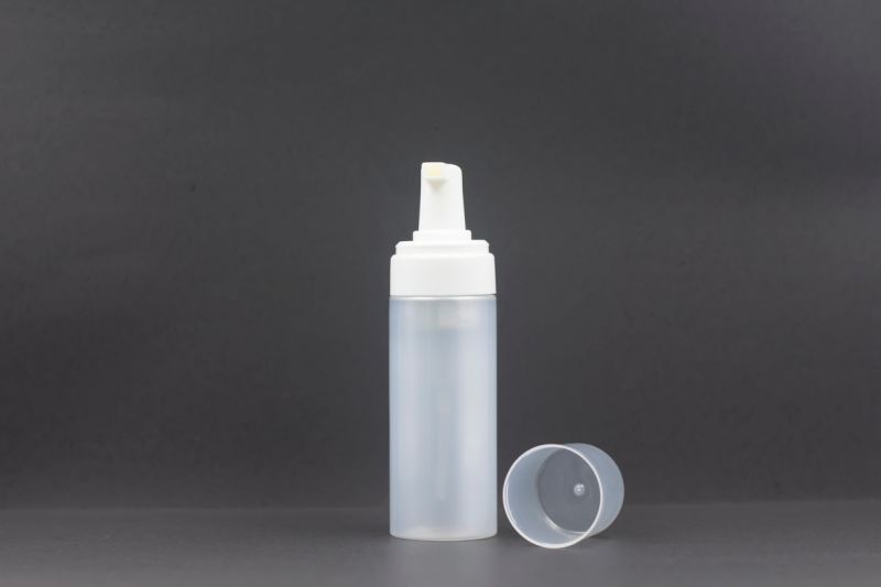 170ml Pet Transparent Customized Cosmetic Packaging Lotion Bottle with Cleaning Foam Pump