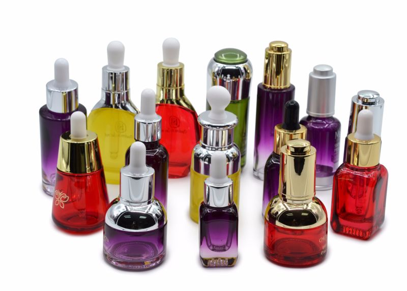 Cosmetic Empty Glass Dropper Bottles Essential Oil Bottle