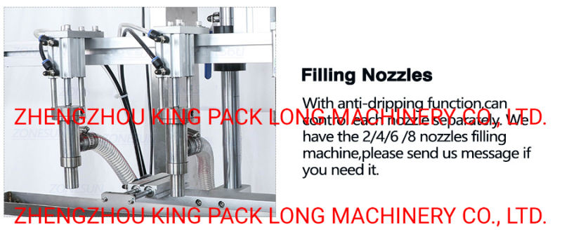 Automatic Olive Oil Bottles Filling Machine 6 Nozzles with 300L Hopper