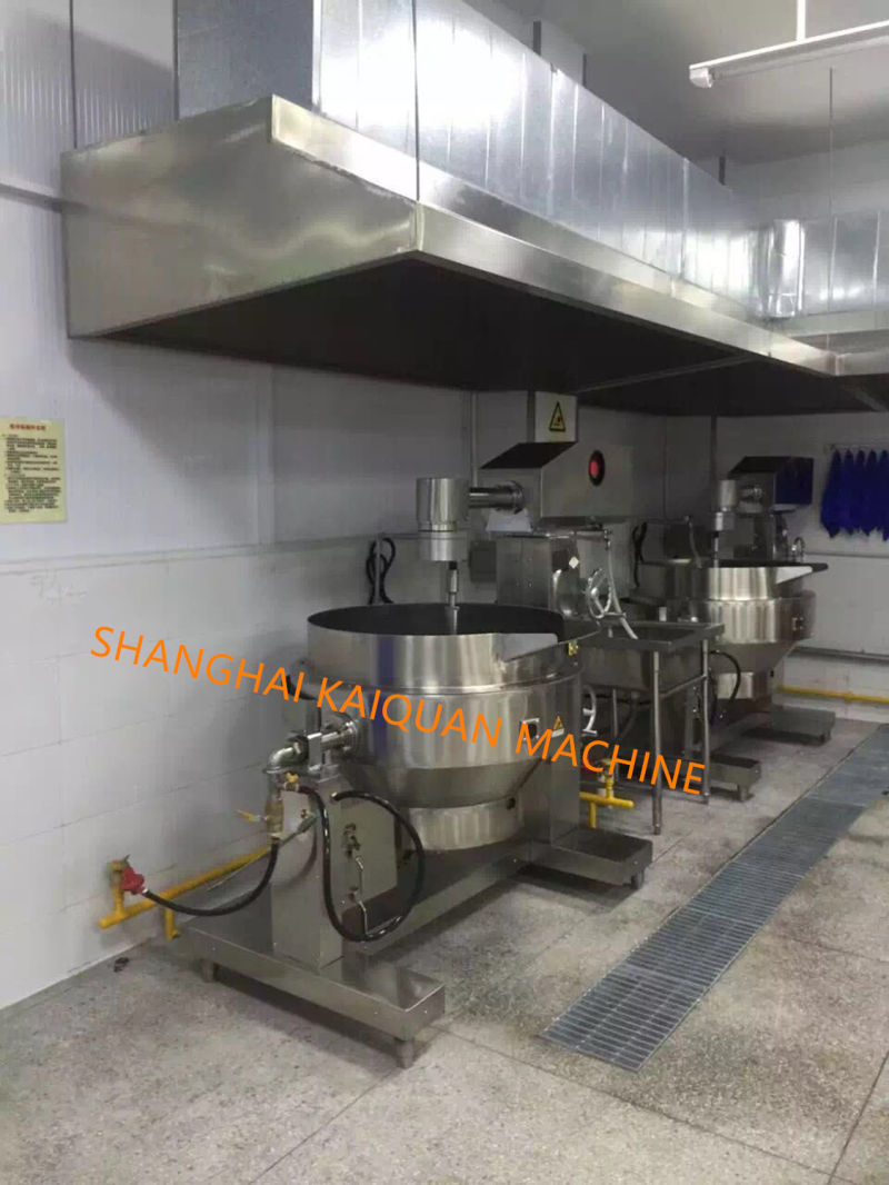 Industrial Electric Steam Jacketed Kettle Cooking Pot for Sauce Jam