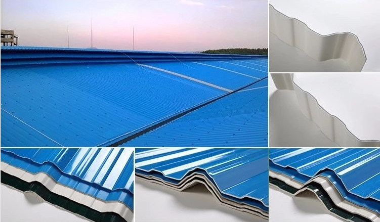 Wholesale Heat Resistant Chinese PVC Plastic Corrugated Roof Tile