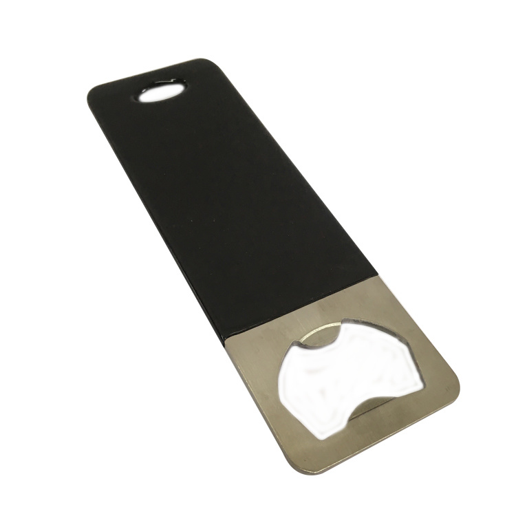 New Promotional Product Stainless Steel Material PVC Handle Beer Bottle Opener