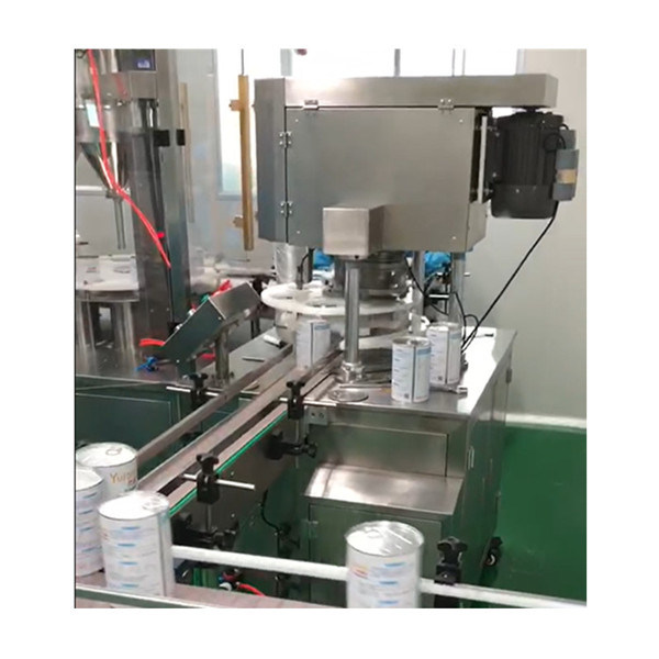 Automatic Milk Powder Tin Can Filling Sealing Machine