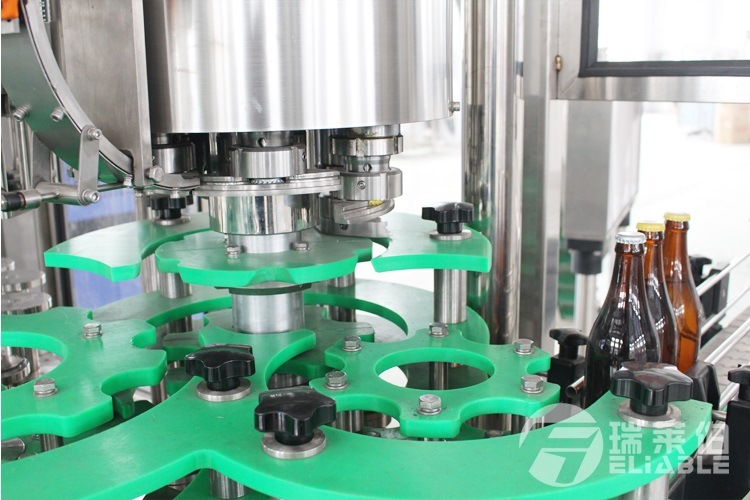 Automatic Glass Bottle Liquid Filling Capping and Labeling Machine with Ce