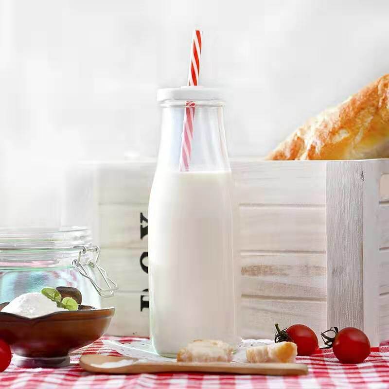 Juice Bottle Thickened Yogurt Bottle Special Glass Milk Bottle