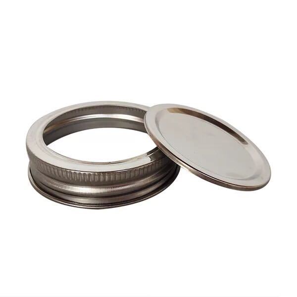 70mm One Set Separate Tinplate Mason Jar Lids