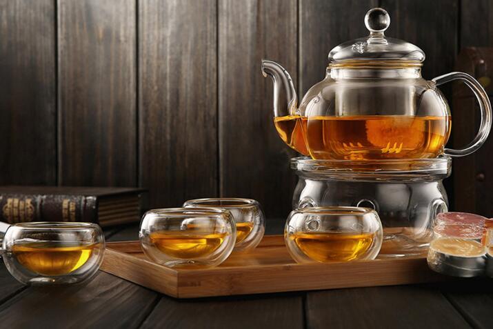 Borosilicate Glass Tea Set Glassware Glass Tea Pot Pyrex Tea Set