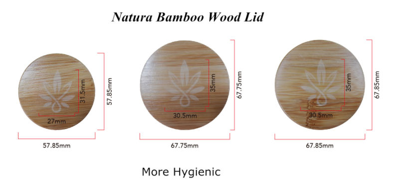 5oz/8oz/16oz Glass Bamboo Lids Bottles Wholesale Empty Container