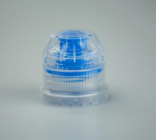 28mm Clear Plastic Flip Top Cap for Beverage Water Drink Bottles