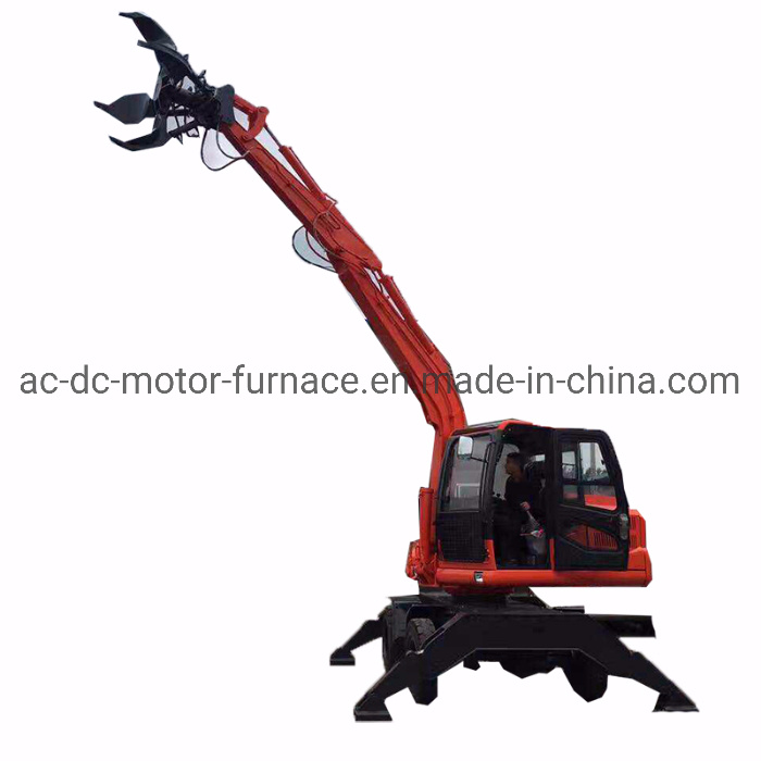 Hydraulic Wood Grapple Timber Grabber for 8 Ton Wheel Wood Grabber