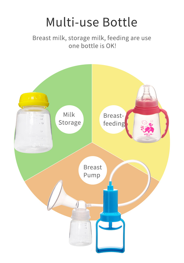 Standard Neck Storage Bottle Breast Milk Baby Feeding Bottle