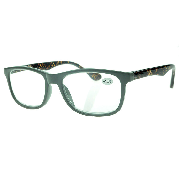 Stylish Square Shape Crystal Reading Glasses with Special Parten