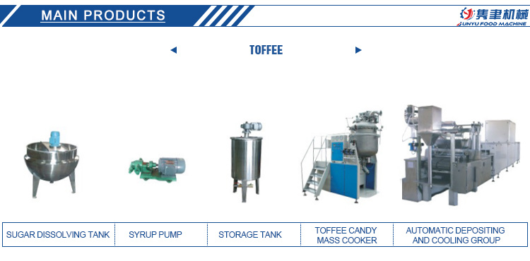 Small Capacity Caramel Toffee Candy Production Line