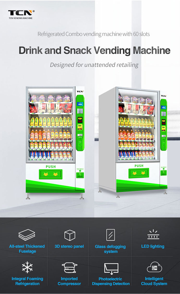 Glass Bottle Vending Machines for Drinks