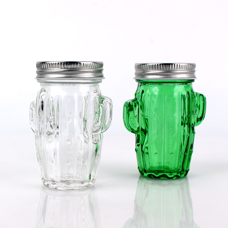 High Quality 95 Ml Glass Beverage Jar Empty Glass Bottle