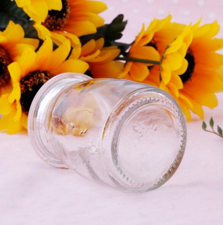 Pudding Glass Bottle with Lid