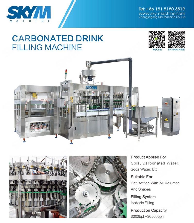 Automatic Carbonated Drink Water Filling Machine