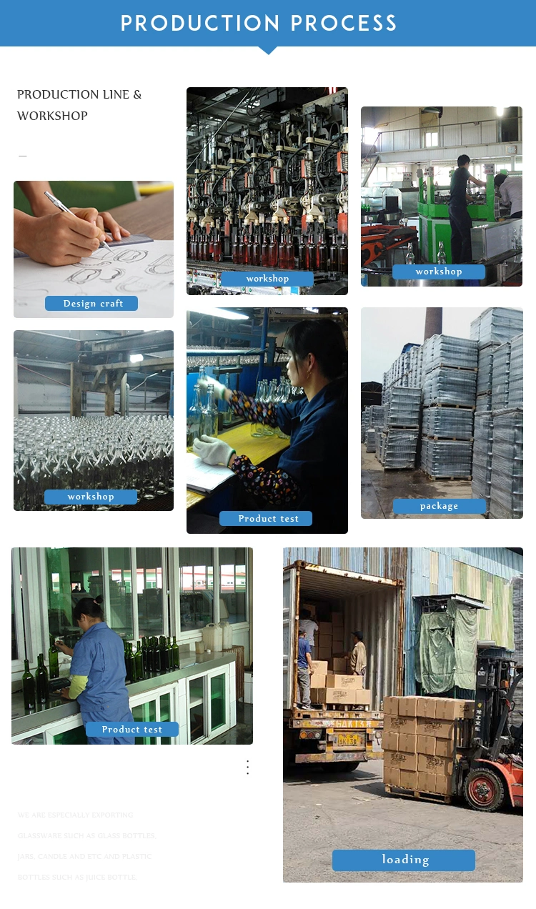 Factory Supply High-Quality Lead-Free Glass Bottles of 250 Ml, 500ml, 1000ml Milk/Juice Bottles