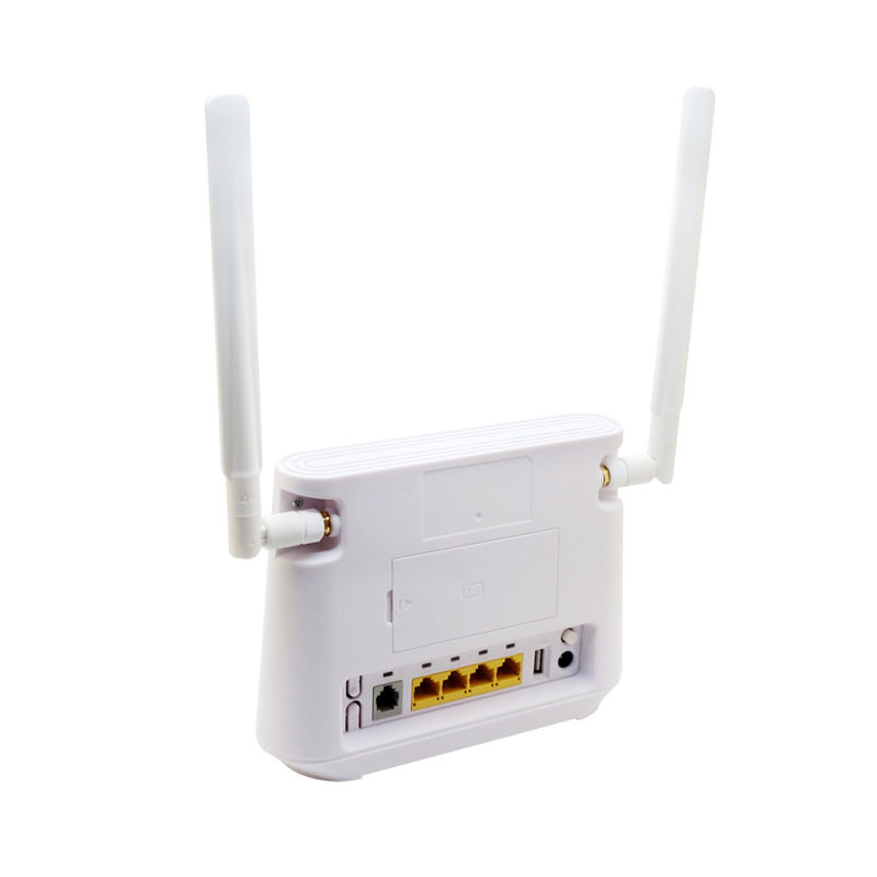 Cover 80-150 Square Meter 4G CPE WiFi Router with RJ45 Ports