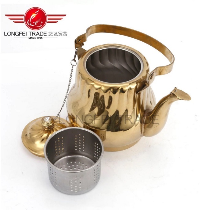 Best Gift Golden Stainless Steel Kettle Water Jug Drink Kettle