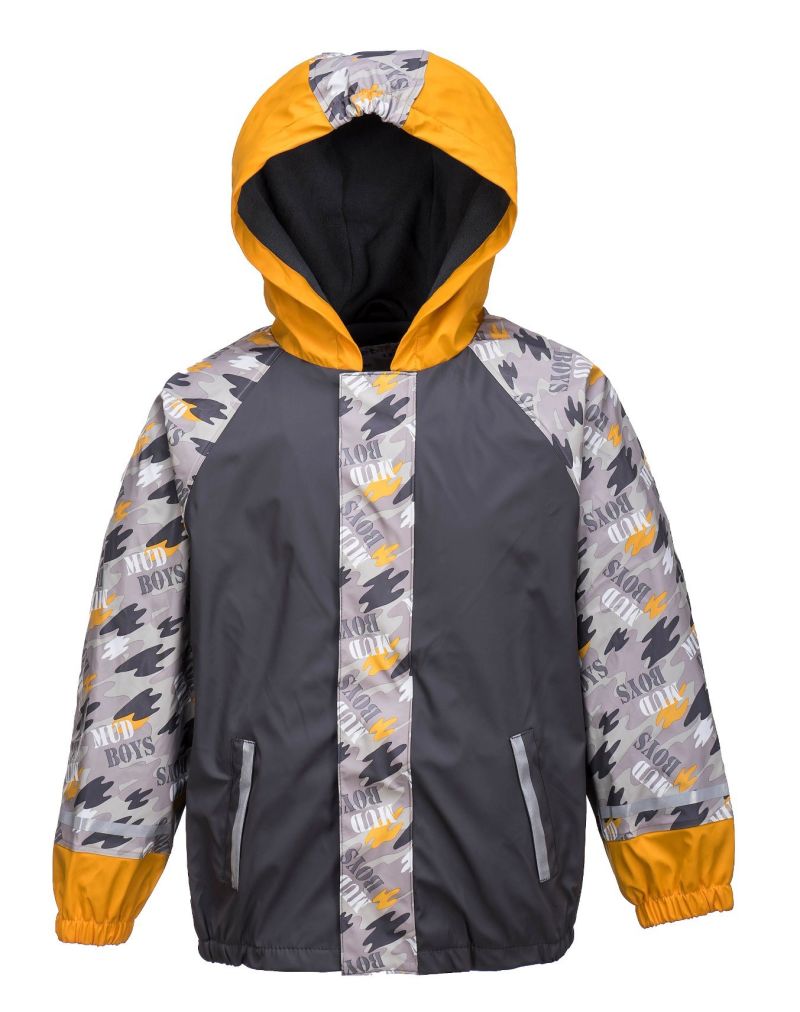 PU Waterproof Rainwear for Boys and Girls Impermeable