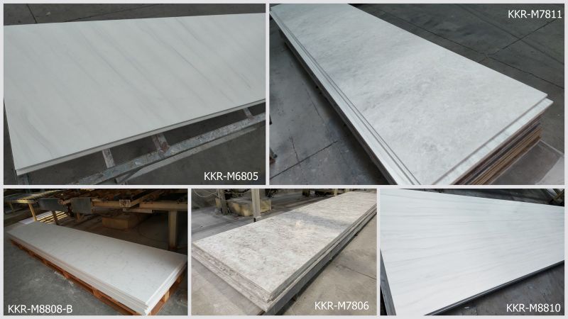 Decorative Building Material Artificial Acrylic Solid Surface Stone Sheets