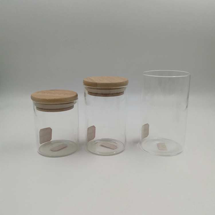 Recycled Glass Jar Heat-Resisting High Borosilicate Glass Jar